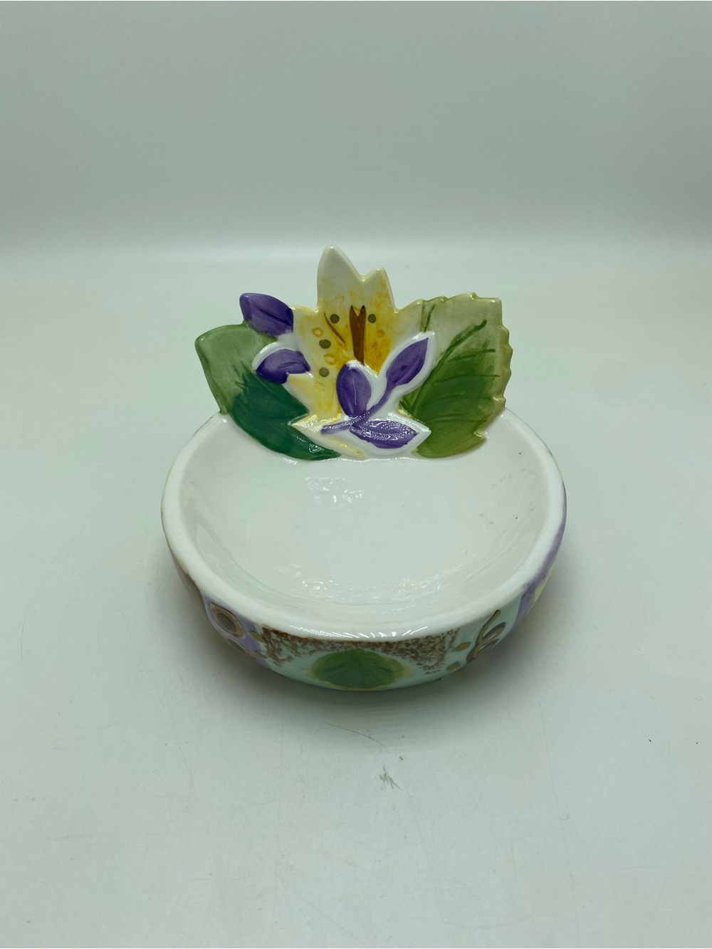 Jay Imports Vintage Spoon Rest With Leaves